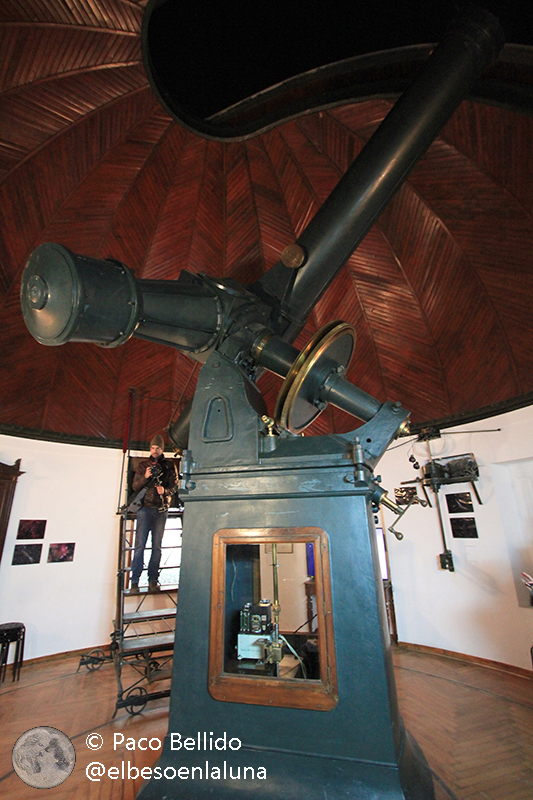 El telescopio refractor de Dorides, fabricado por Gautier. Foto: © Lola Vázquez