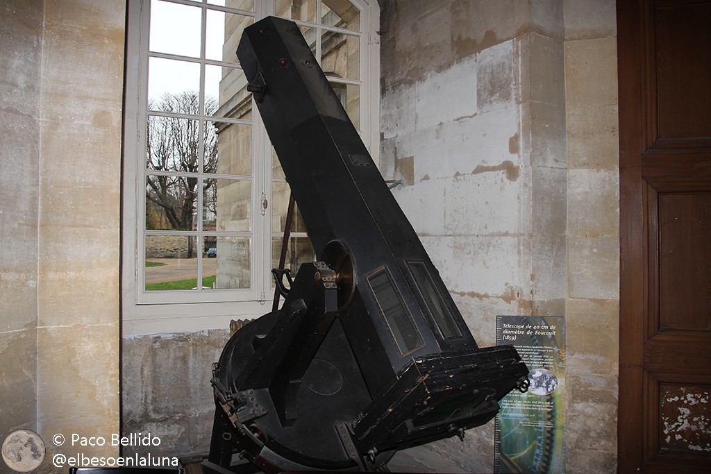 Uno de los telescopios fabricados por Foucault. Foto: © Paco Bellido