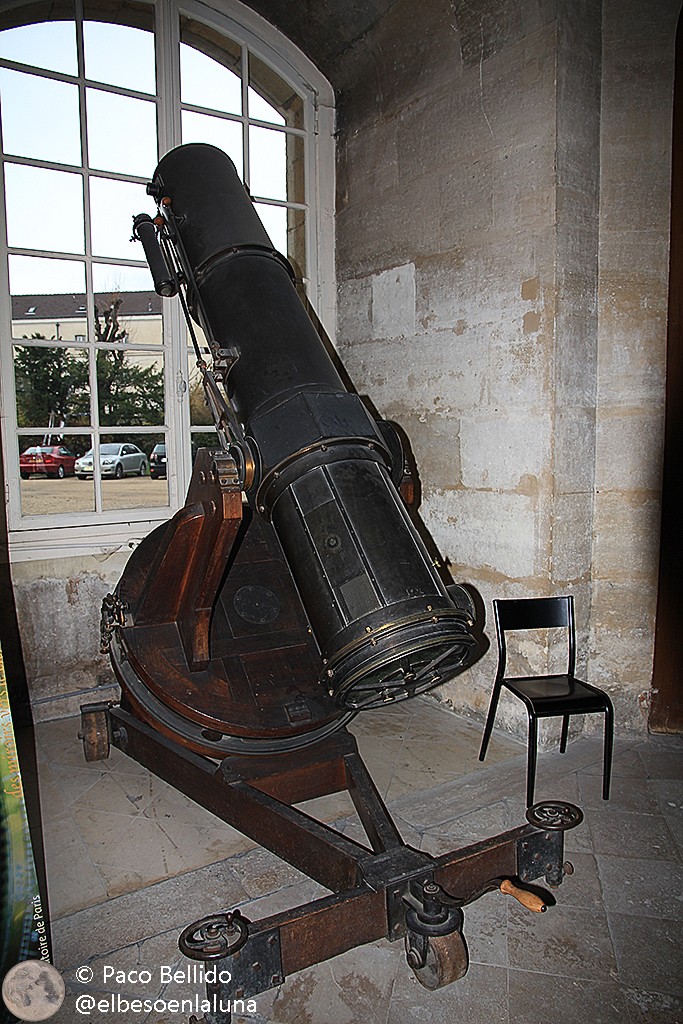 Otro telescopio conservado en el Observatorio de París. Foto: © Paco Bellido