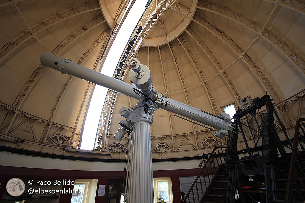 Telescopio refractor del Observatorio de Estrasburgo. Foto: Paco Bellido