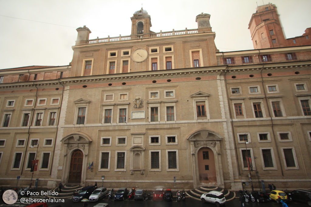 Vista actual de la fachada del Collegio Romano